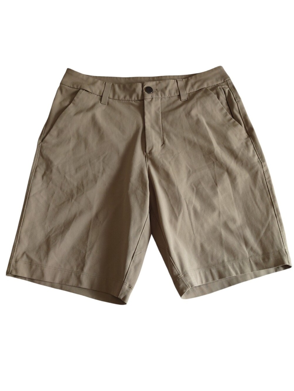 Lululemon 28 Commission Short Slim Warpstreme 9" In Tofino Sand M7AAOS *Flawed*